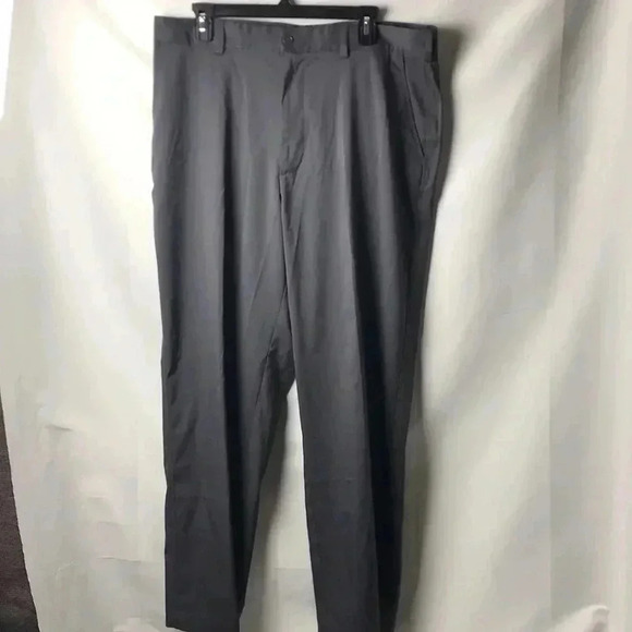 PEBBLE BEACH PERFORMANCE MENS SIZE 24x 30 PANTS GRAY POLYESTER SPANDEX… - Picture 2 of 11